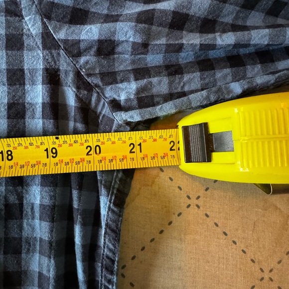 J. Crew blue/black checked slim cut shirt - Picture 3 of 3